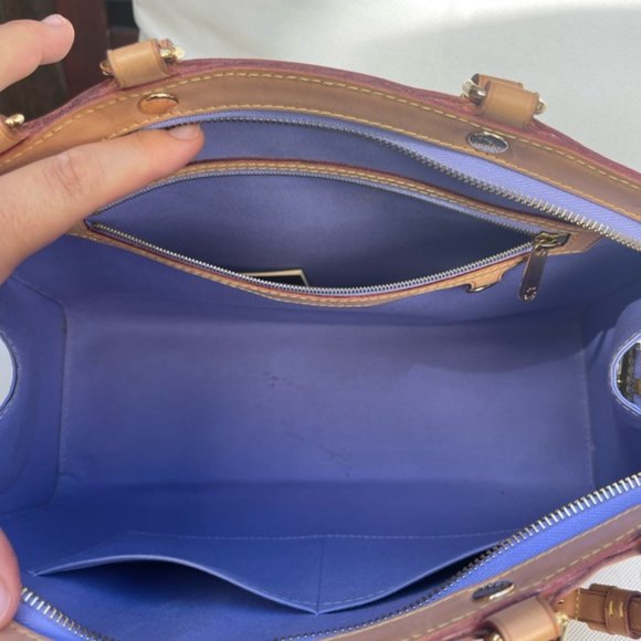 Louis Vuitton purple Brea MM lila monogram Vernis - Picture 7 of 13